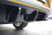 Maxton Design Diffuser rear extension black gloss - VW Arteon