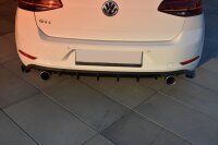 Maxton Design Diffuser rear extension black gloss - VW...