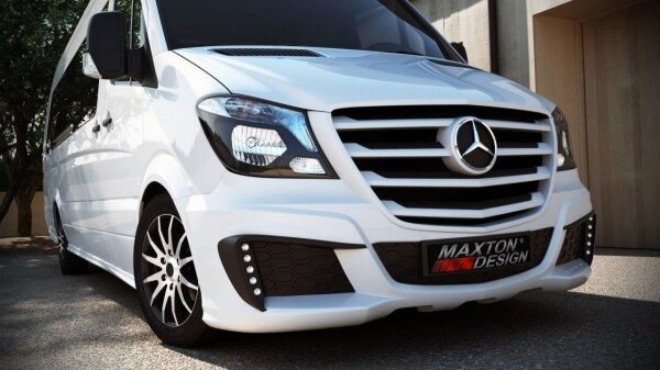 Maxton Design Front bumper w/o LED - 13+ Mercedes Sprinter