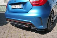 Maxton Design Middle diffuser rear extension for im DTM Look Mercedes W176 AMG-Line Pre-Facelift