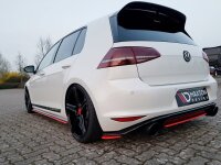 Maxton Design Middle diffuser rear extension - VW Golf MK7 GTI Clubsport