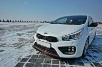 Maxton Design Frontansatz V.1 schwarz Hochglanz - Kia Ceed / ProCeed GT MK2