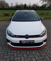 Maxton Design Frontansatz schwarz Hochglanz - VW Golf MK7...