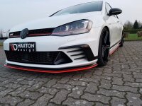 Maxton Design Frontansatz schwarz Hochglanz - VW Golf MK7 GTI Clubsport