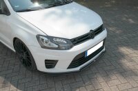 Maxton Design Front extension black gloss - VW Polo MK5 R WRC