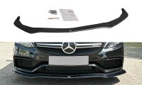 Maxton Design Front extension V.1 black gloss - Mercedes...