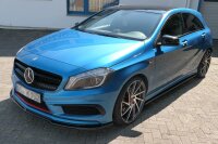 Maxton Design Front extension black gloss - Mercedes W176 AMG-Line Pre-Facelift