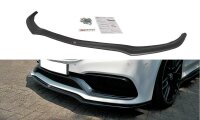 Maxton Design Front extension V.1 black gloss - Mercedes...