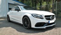 Maxton Design Front extension V.1 black gloss - Mercedes C-Class C205 63 AMG Coupe