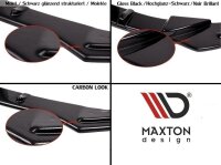 Maxton Design Diffuser rear extension black gloss - Mercedes C-Class S205 63 AMG Estate