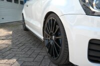 Maxton Design Seitenschweller Ansatz schwarz Hochglanz - VW Polo MK5 R WRC