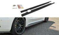 Maxton Design Side skirts extension extension black gloss...