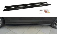 Maxton Design Side skirts extension extension black gloss...