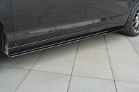 Maxton Design Side skirts extension extension black gloss - Renault Laguna mk 3 Coupe