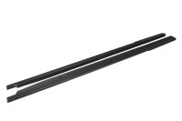 Maxton Design Side skirts extension extension black gloss - Skoda Rapid