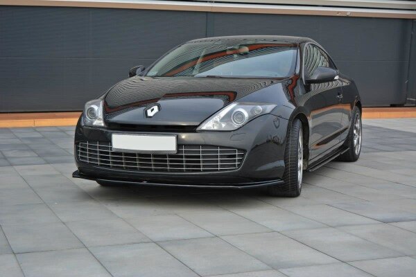 Maxton Design Front extension black gloss - Renault Laguna mk 3 Coupe