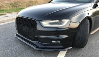 Maxton Design Front extension V.1 black gloss - Audi S4 B8 FL