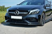 Maxton Design Front extension V.1 black gloss - Mercedes...