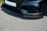 Maxton Design Front extension V.1 black gloss - Mercedes A W176 AMG Facelift