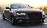 Maxton Design Front extension V.2 black gloss - Audi S4...