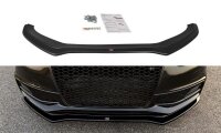 Maxton Design Front extension V.2 black gloss - Audi S4...