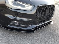 Maxton Design Front extension V.2 black gloss - Audi S4 B8 FL