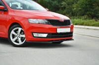 Maxton Design Front extension V.2 black gloss - Skoda Rapid