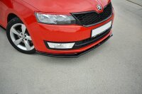 Maxton Design Frontansatz V.2 schwarz Hochglanz - Skoda Rapid