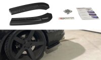 Maxton Design Heckansatz Flaps Diffusor schwarz Hochglanz - Audi S4 B8 FL