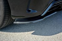 Maxton Design Rear extension Flaps diffuser black gloss - Mercedes A W176 AMG Facelift