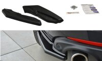 Maxton Design Rear extension Flaps diffuser black gloss - Renault Laguna mk 3 Coupe