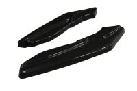 Maxton Design Rear extension Flaps diffuser black gloss - Renault Laguna mk 3 Coupe