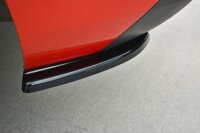 Maxton Design Rear extension Flaps diffuser black gloss - Skoda Rapid Spaceback