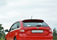 Maxton Design Spoiler Cap black gloss - Skoda Rapid...