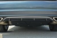 Maxton Design Diffuser rear extension black gloss - Mercedes E W212