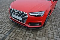 Maxton Design Front extension V.1 black gloss - Audi S4 /...