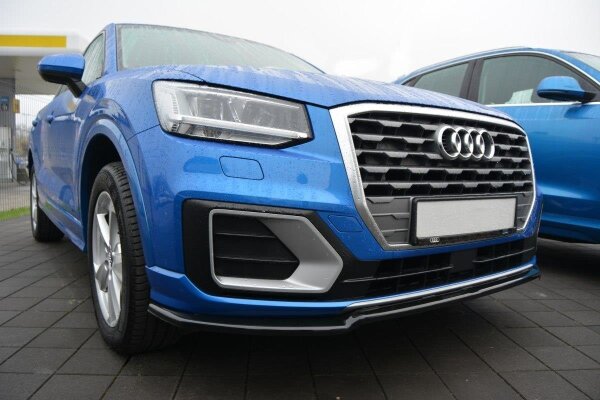 Maxton Design Front extension black gloss - Audi Q2 MK1