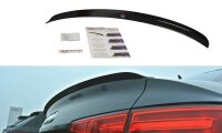 Maxton Design Spoiler Cap black gloss - Audi A4 S-Line B9...