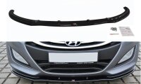 Maxton Design Front extension black gloss - Hyundai i30 MK2