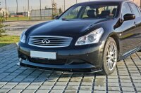 Maxton Design Front extension V.1 black gloss - Infiniti G37 Limosine