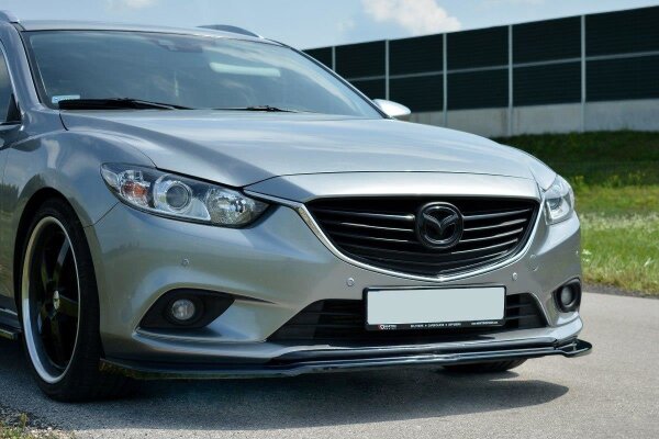 Maxton Design Front extension V.1 black gloss - Mazda 6 GJ (MK3)