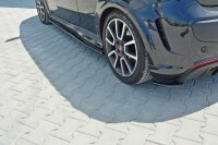 Maxton Design Rear extension Flaps diffuser black gloss - Fiat Punto Evo Abarth