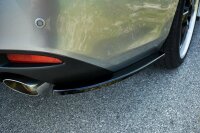 Maxton Design Rear extension Flaps diffuser black gloss - Mazda 6 GJ (MK3) Wagon