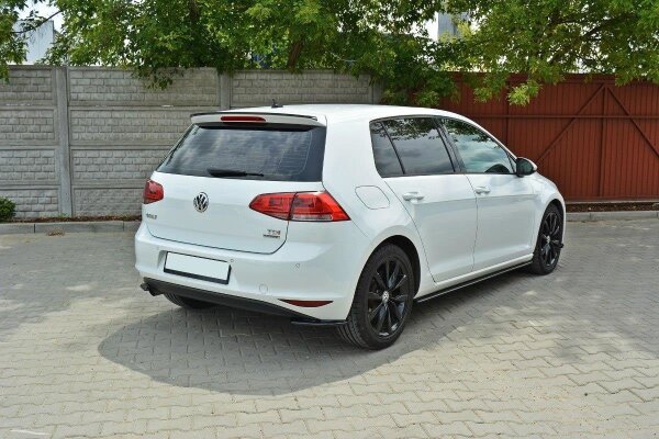 Maxton Design Heckansatz Flaps Diffusor schwarz Hochglanz - VW Golf MK7 Standard