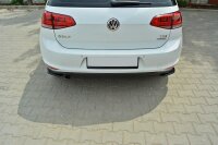 Maxton Design Heckansatz Flaps Diffusor schwarz Hochglanz - VW Golf MK7 Standard