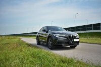 Maxton Design Side skirts extension extension black gloss - Alfa Romeo Stelvio