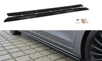 Maxton Design Side skirts extension extension black gloss...