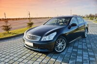 Maxton Design Seitenschweller Ansatz schwarz Hochglanz - Infiniti G37 Limosine