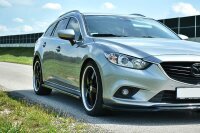 Maxton Design Side skirts extension extension black gloss - Mazda 6 GJ (MK3) Wagon