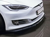 Maxton Design Front extension V.1 black gloss - Tesla Model S Facelift
